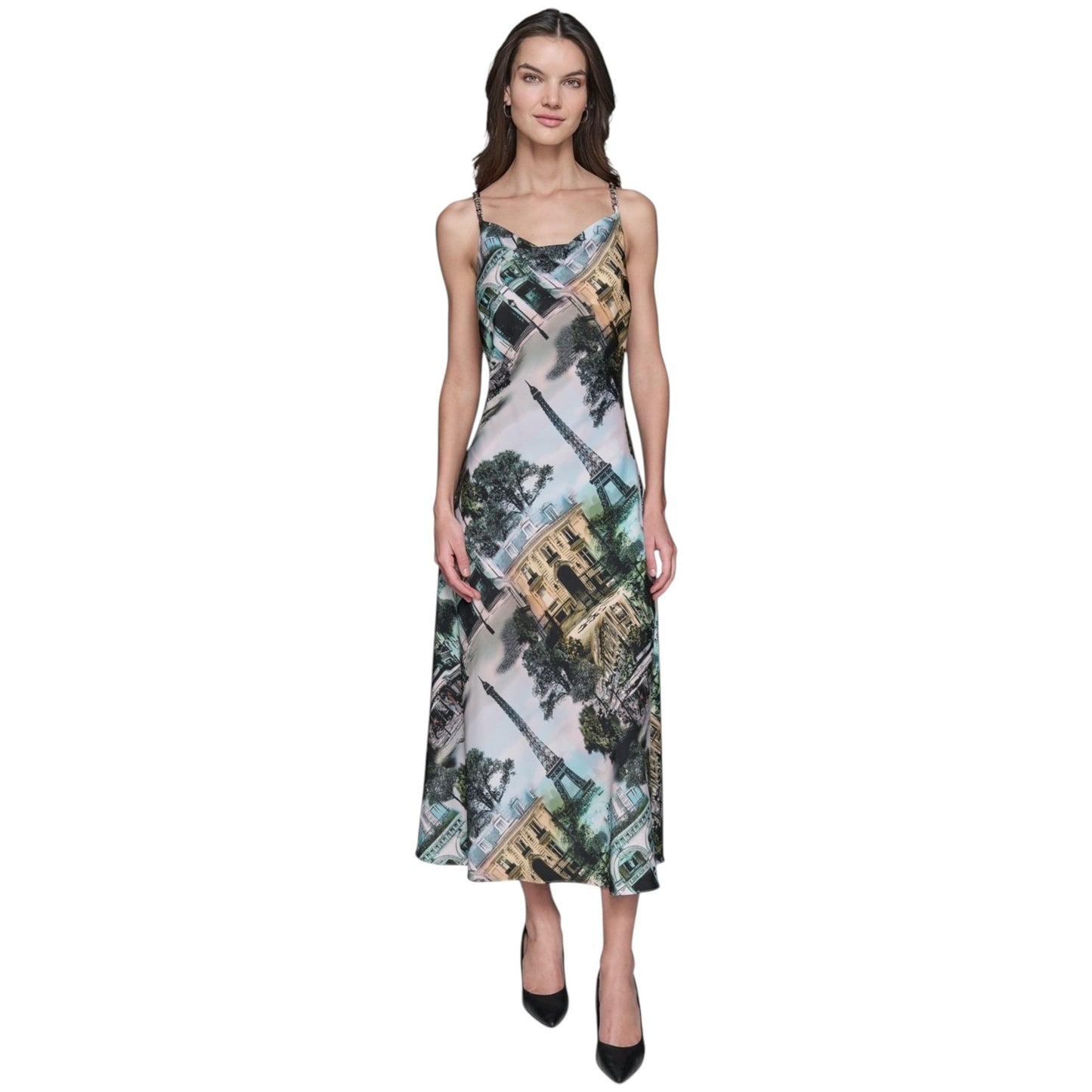 Women's Printed Dress,Multi