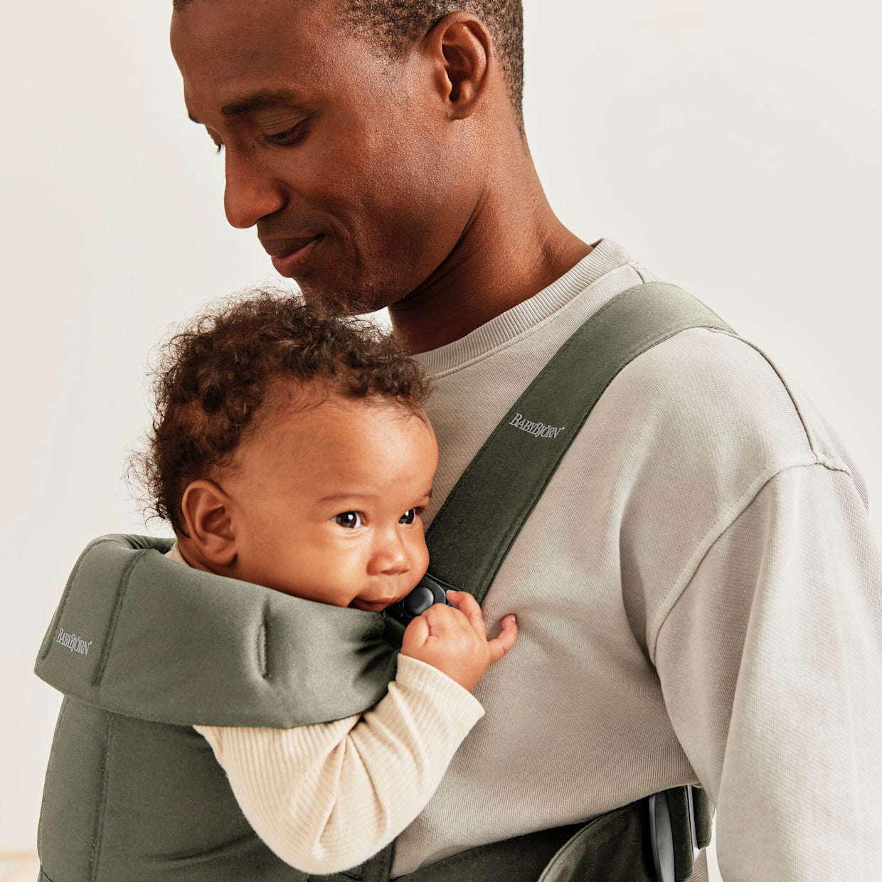 Babybjorn - Baby Carrier Mini Woven - Dark Green