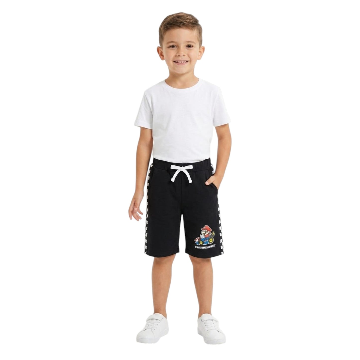 Kids Boy's Colorblocked Short,Black