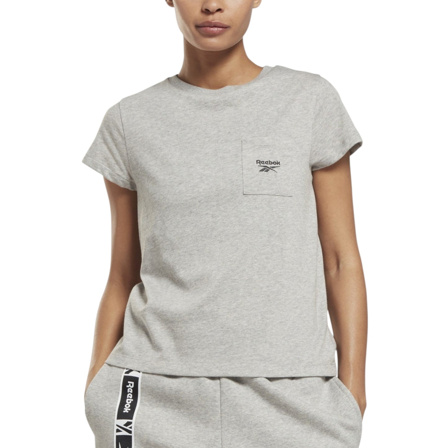 Women's Logo Printed Top,Grey