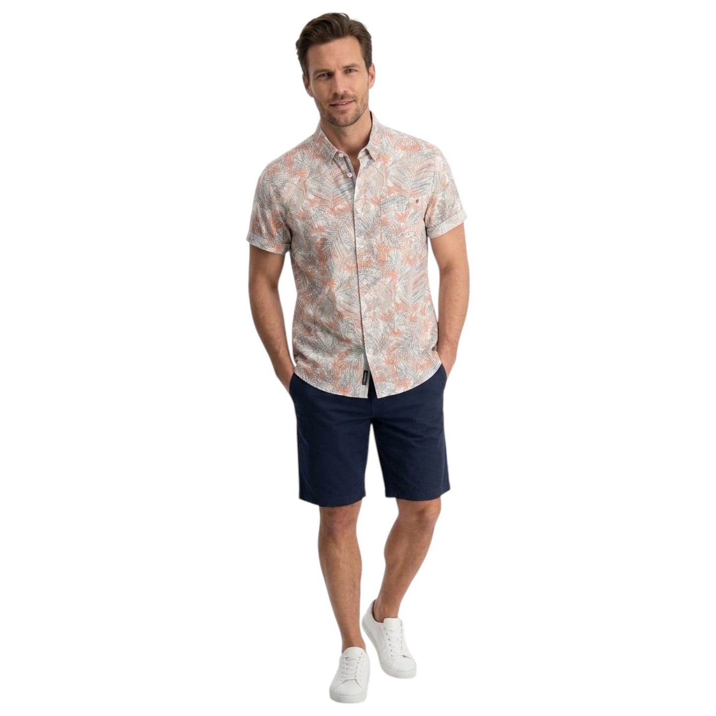 Men's Printed Dress Shirt,Multi