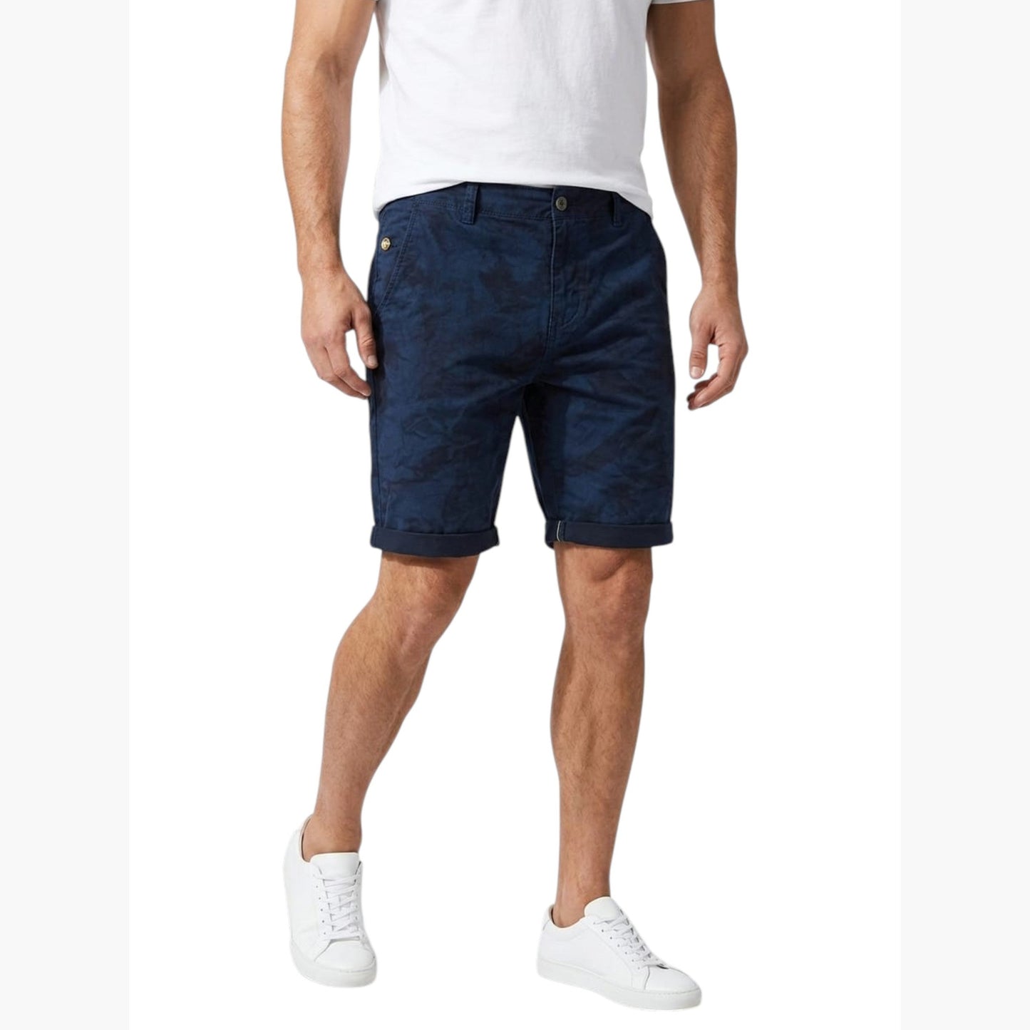 Men's Printed Short,Navy