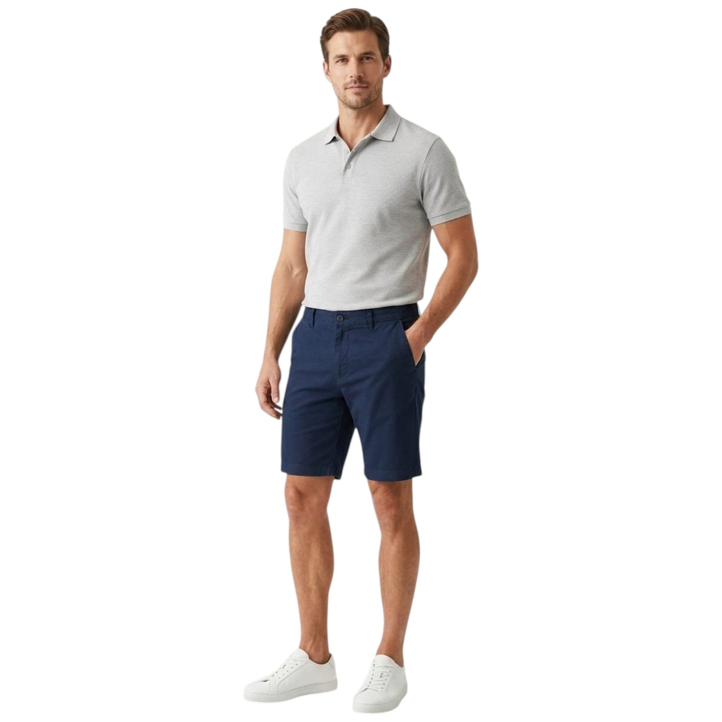 Men's Plain Short,Navy