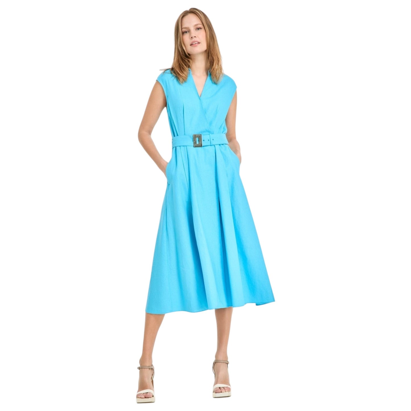 Women's Plain Dress,Blue