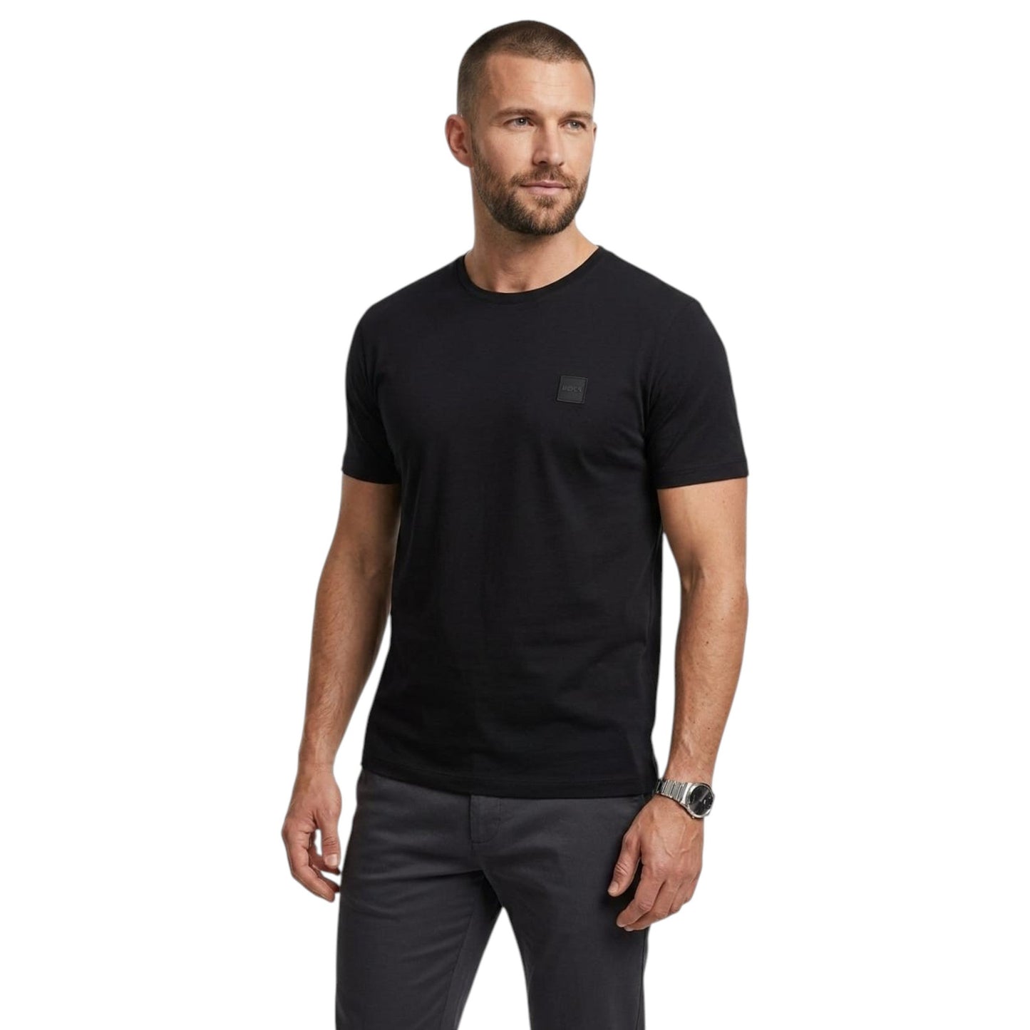 Men's Plain Top,Black