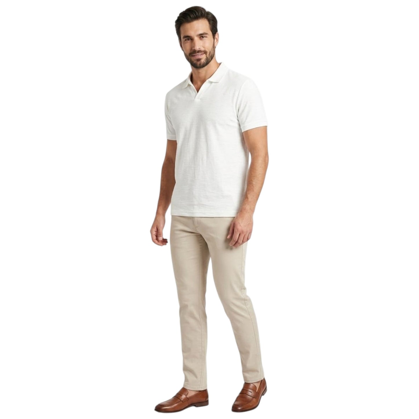 Men's Textured Top,White