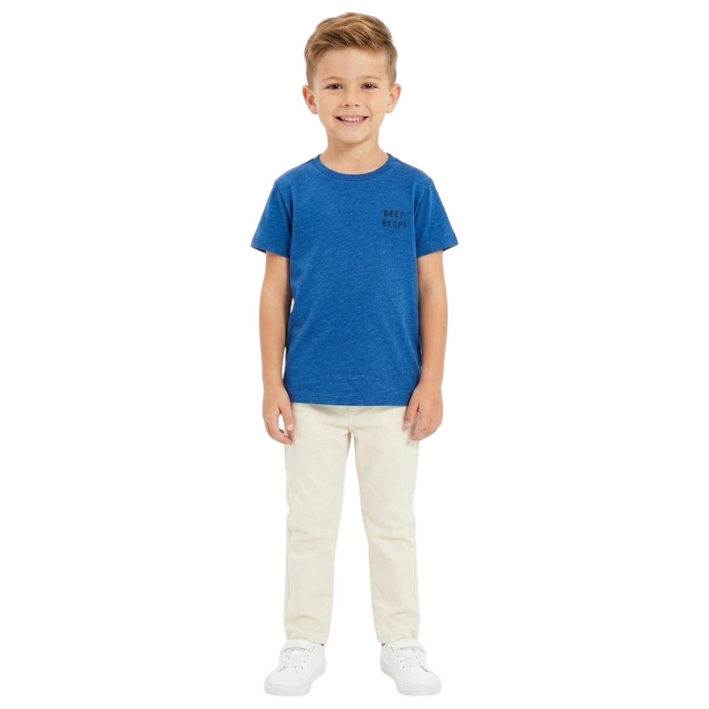 Kids Boy's Heather Top,Indigo