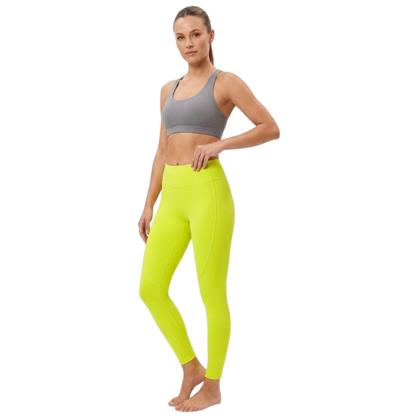Women's Plain Legging,Light Green