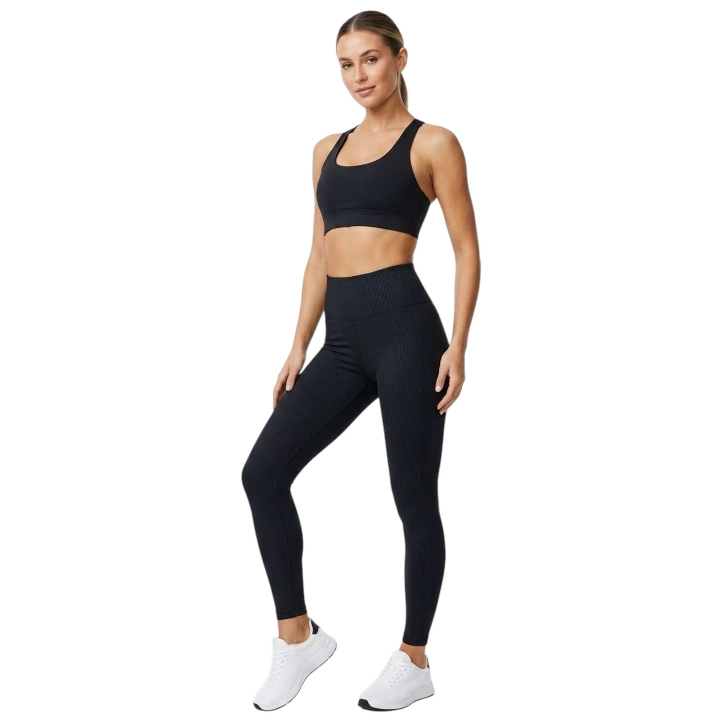 Women's Plain Legging,Black