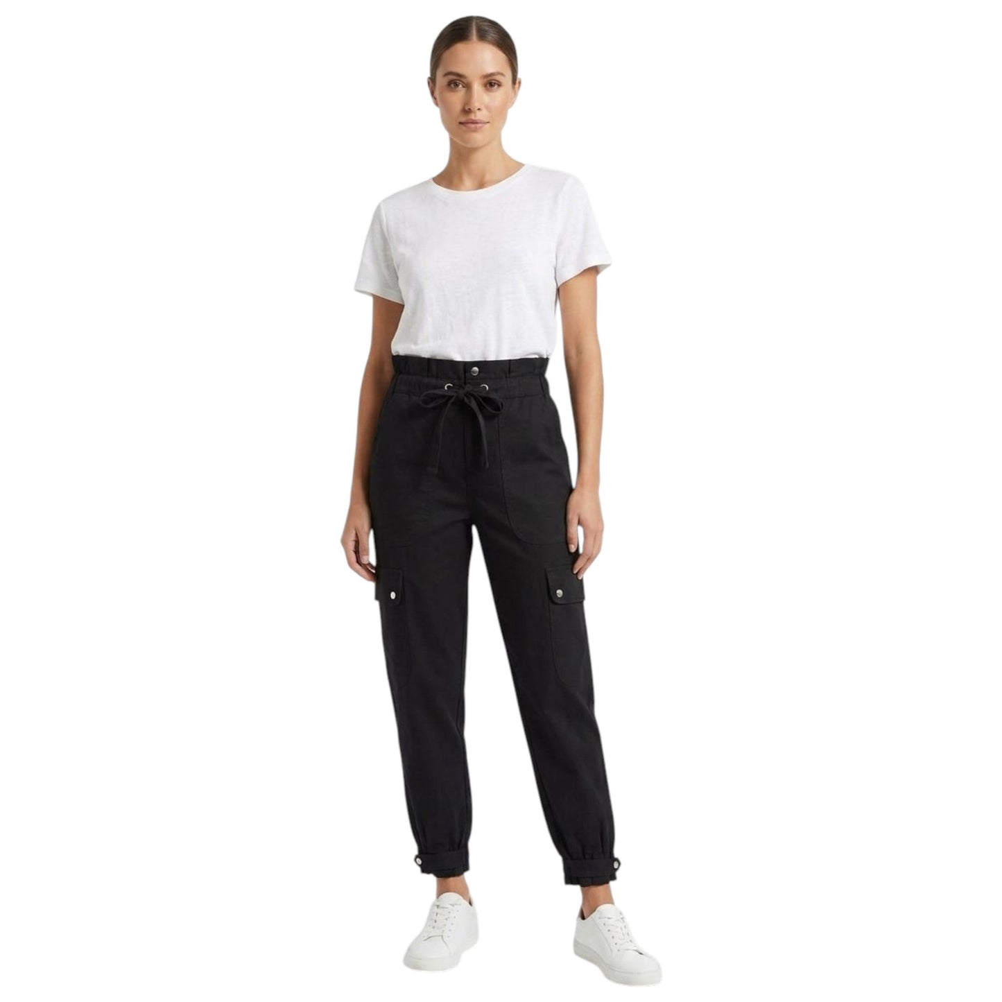Women's Plain Pant,Black