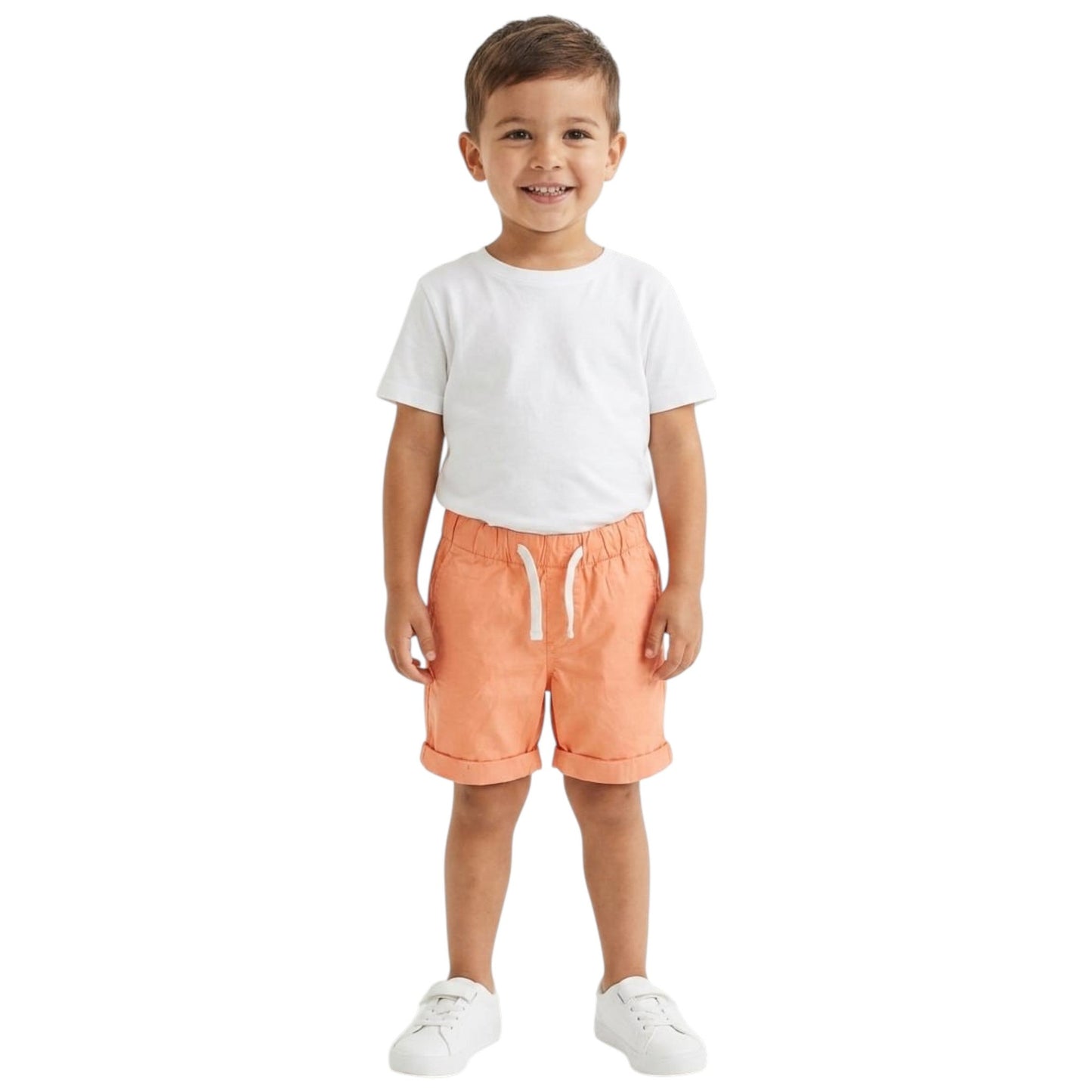 Kids Boy's Plain Short,Orange
