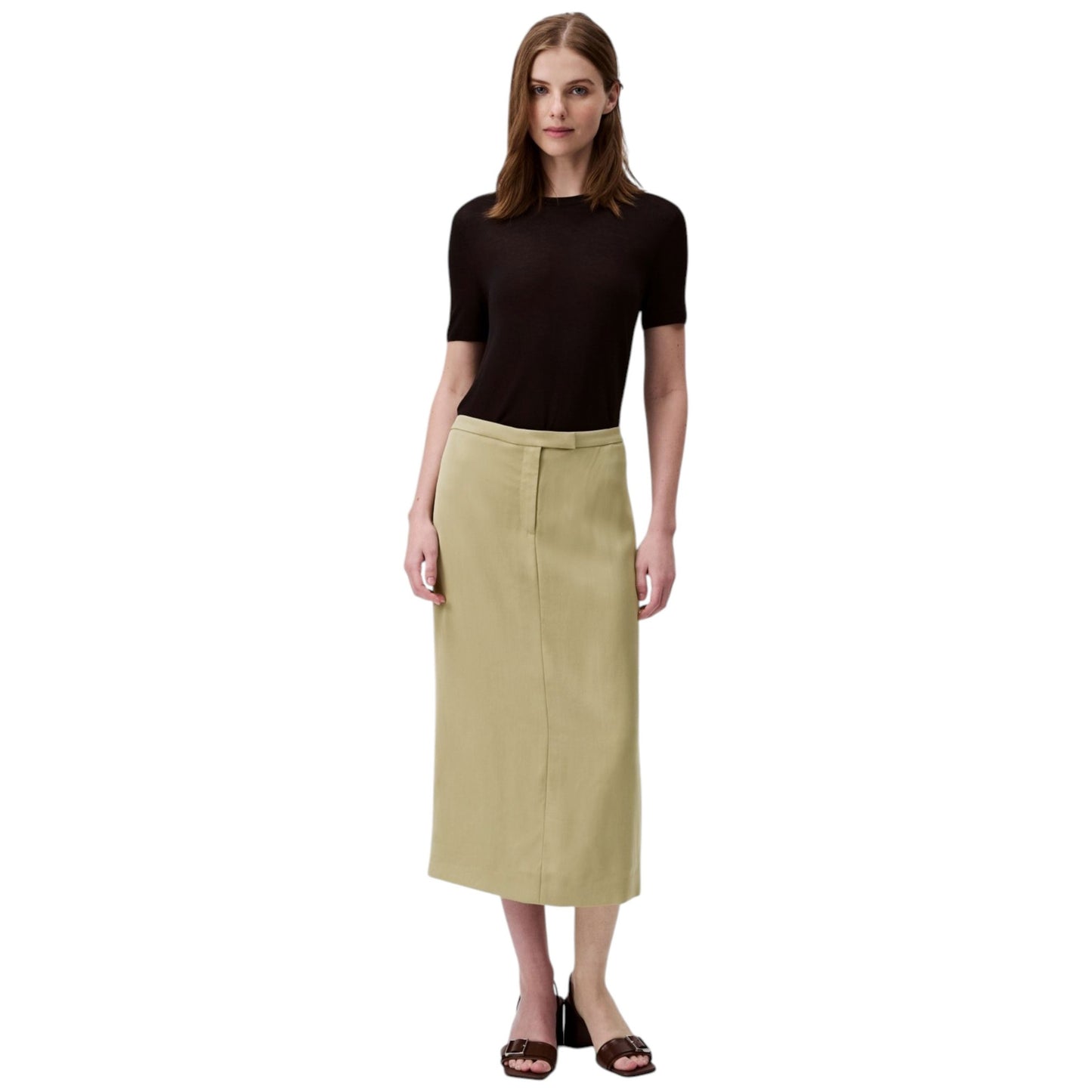 Women's Plain Skirt,Neutral