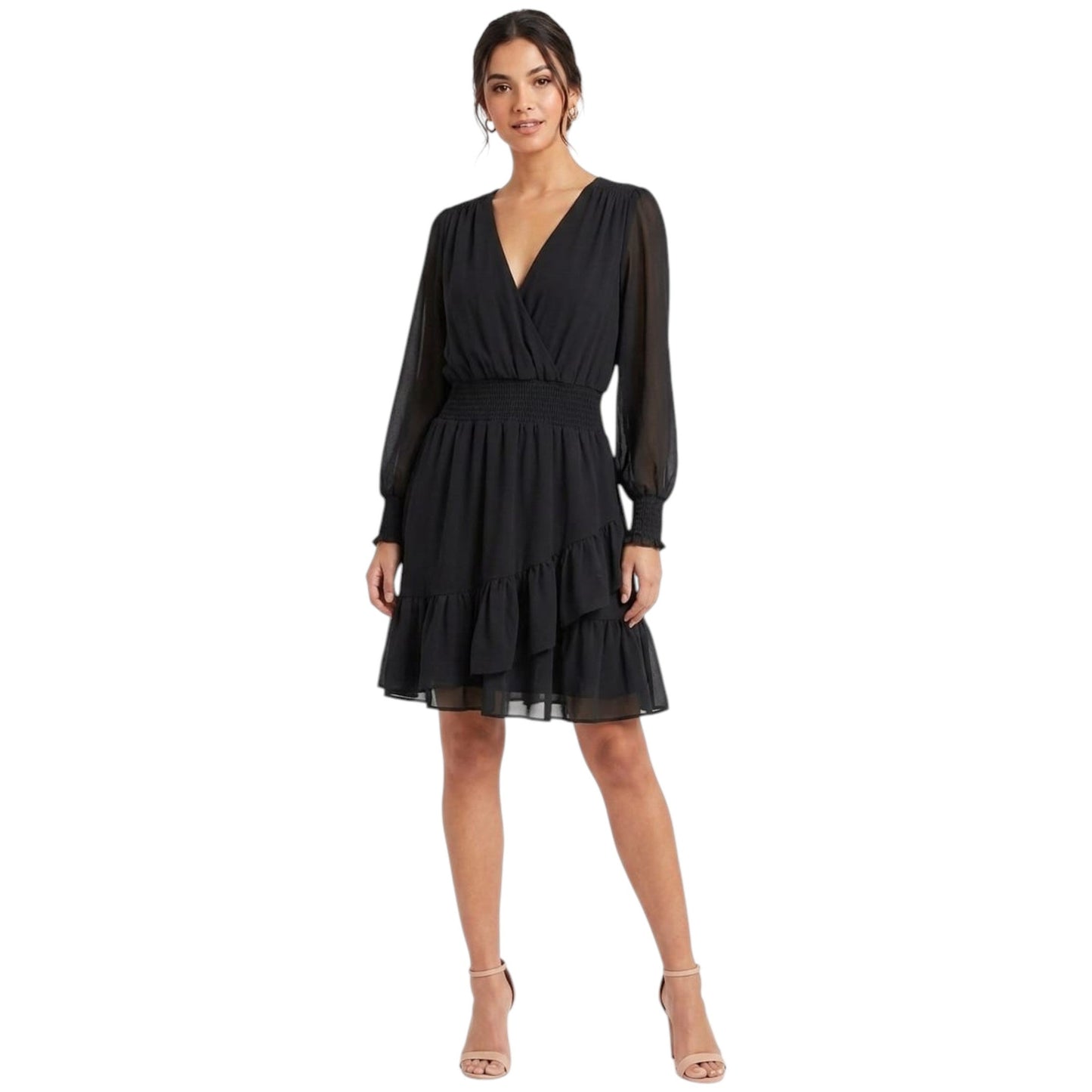 Women's Plain Dress,Black