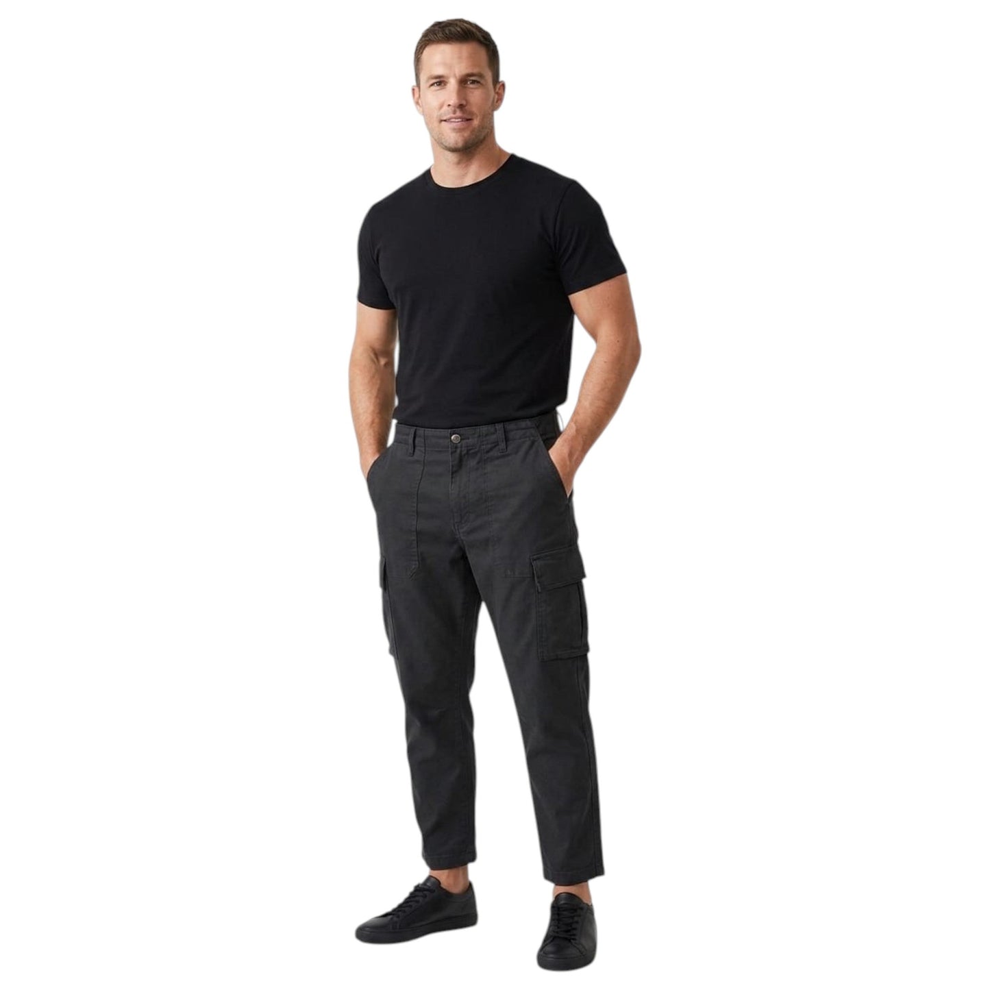 Men's Plain Pant,Black