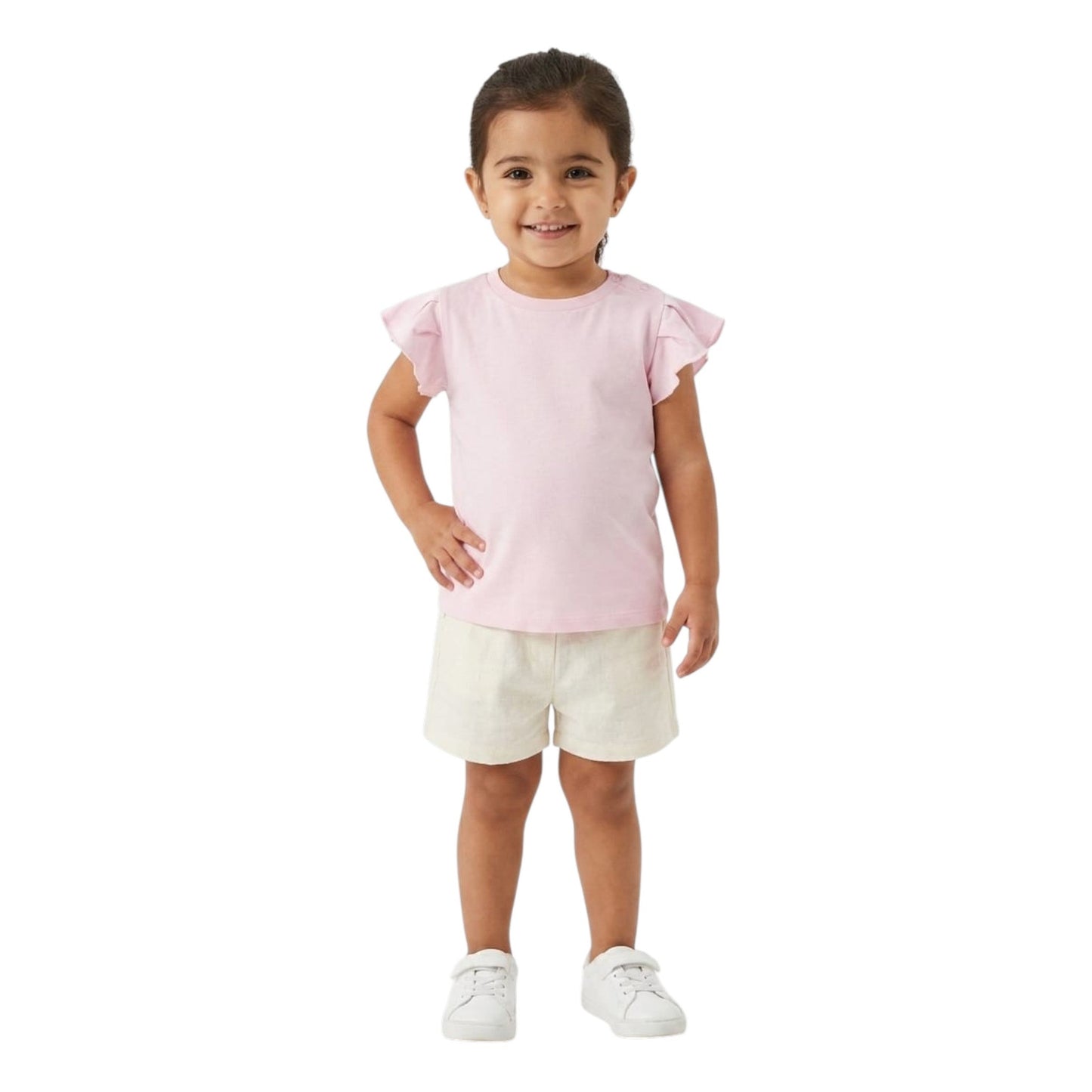 Kids Girl's Plain Top,Pink