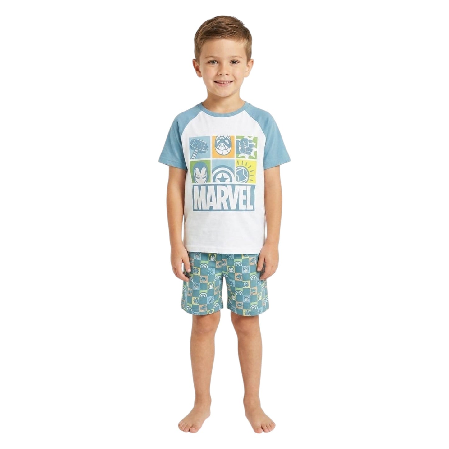 Kids Boy's Printed Set Top&Short,Blue