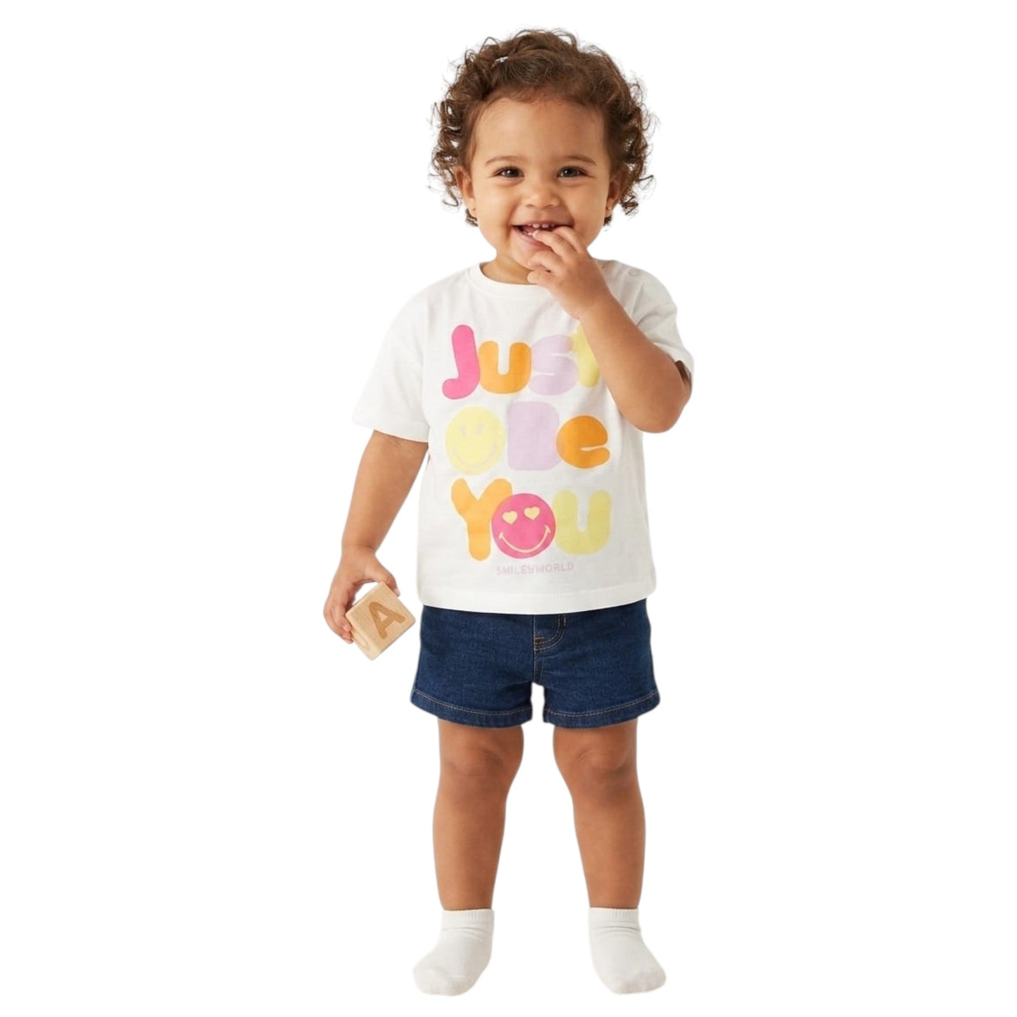 Kids Girl's Printed Top,White