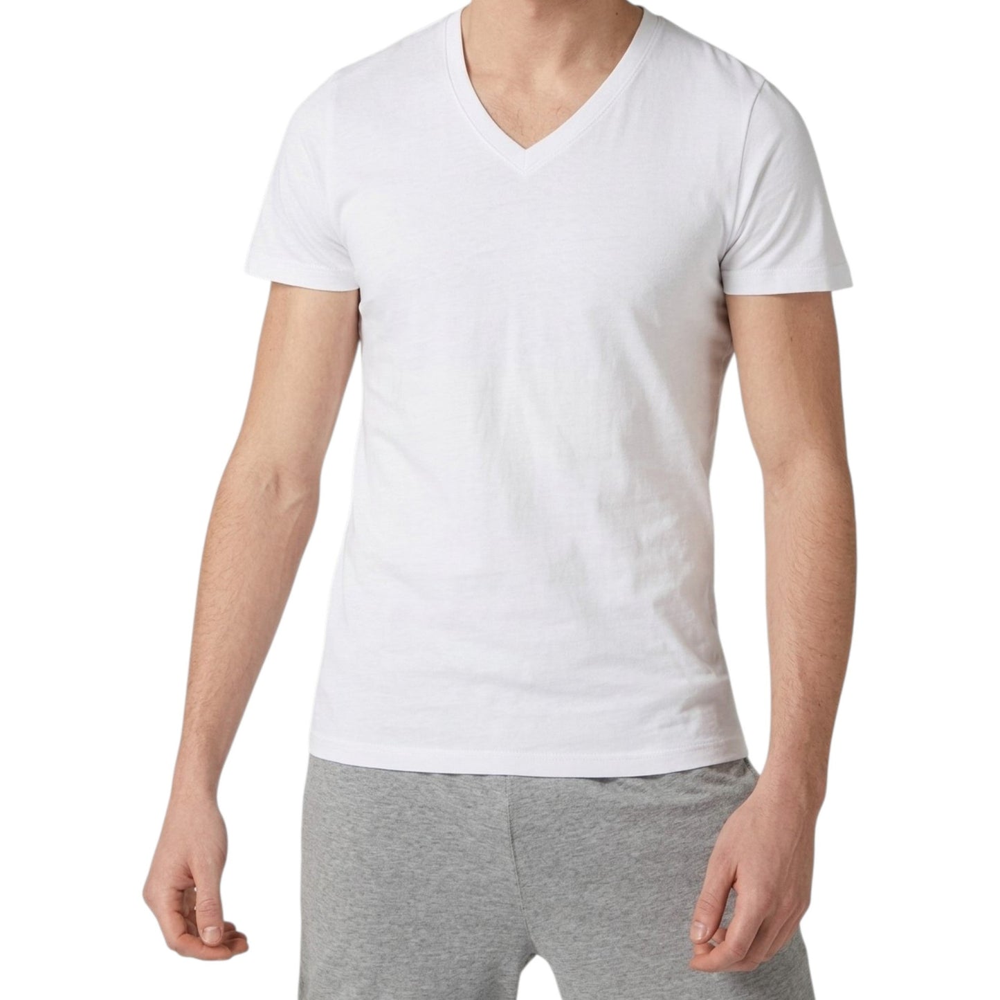 Men's Plain T Shirt,White