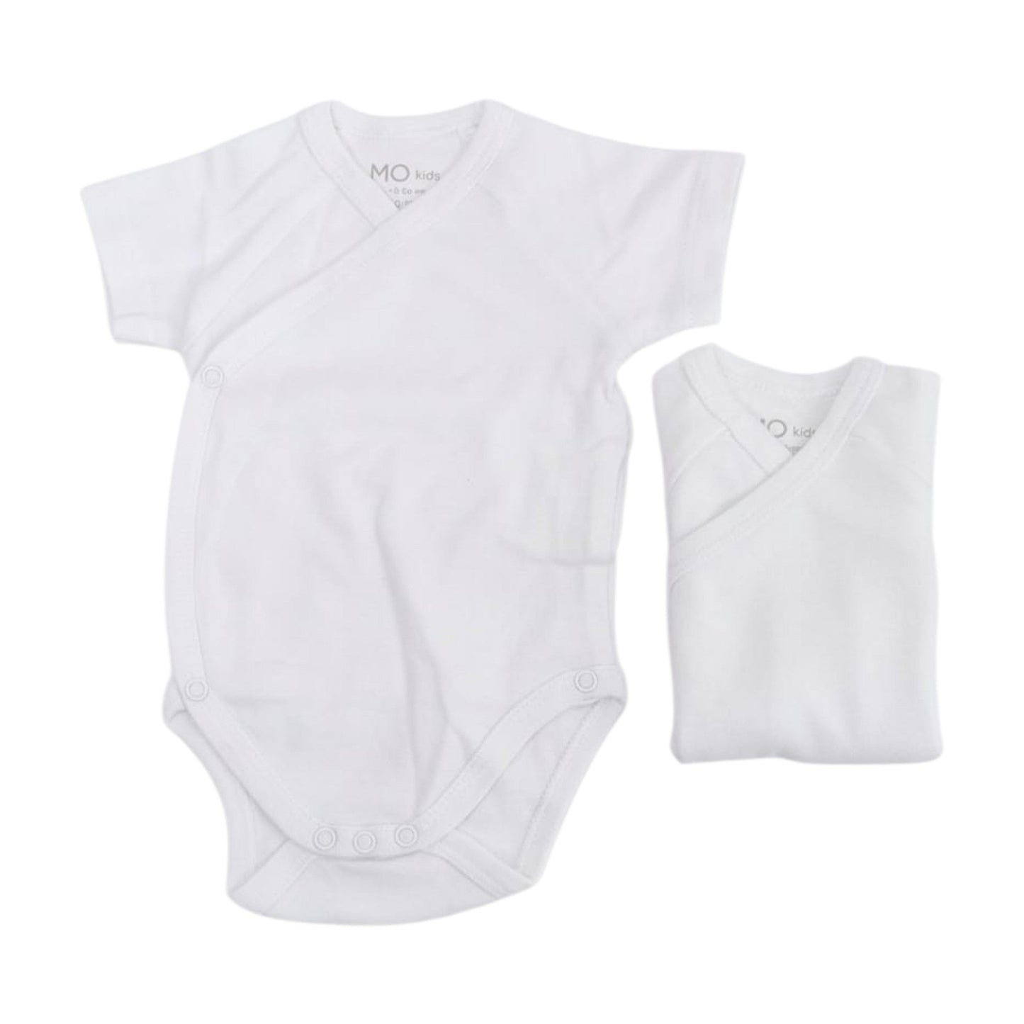 Kids Boy's Bodyuit Set 2Pieces,White