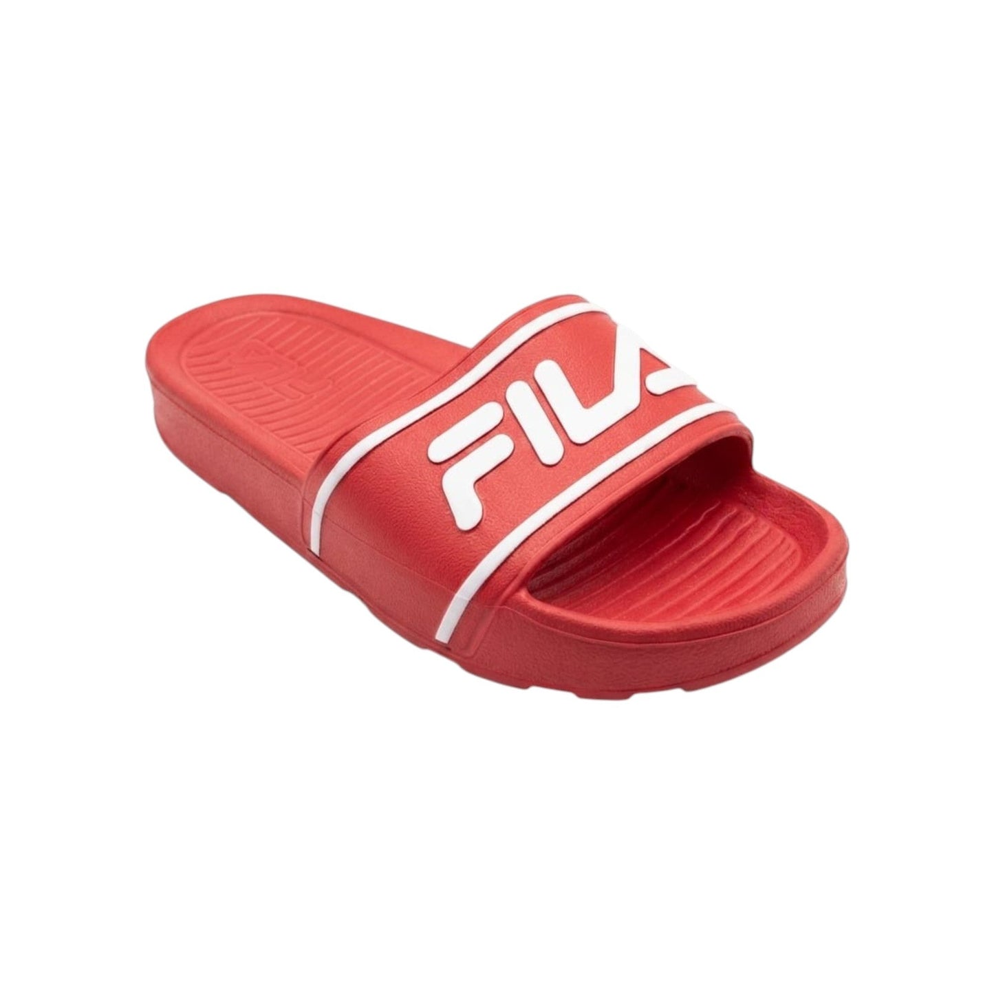 Kids Girl's Logo Patched Slipper,Red