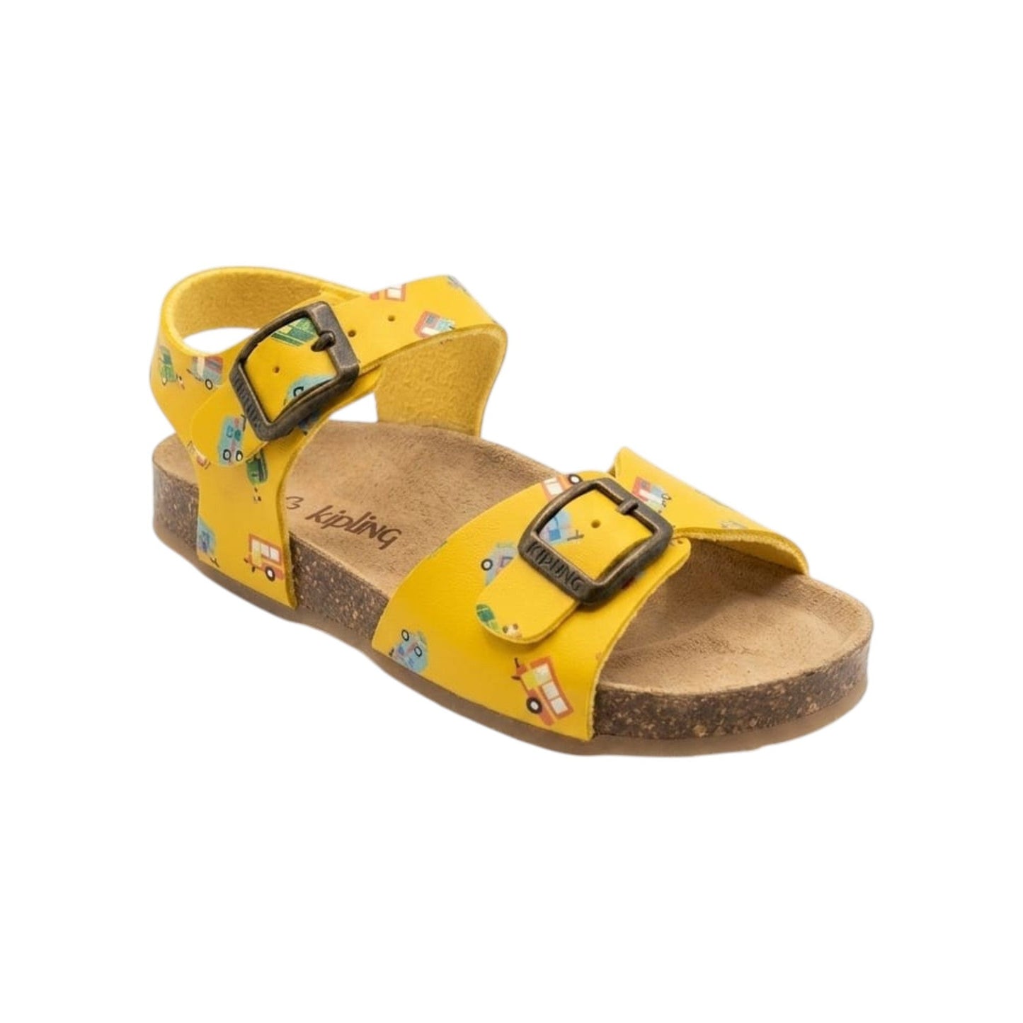 Kids Girl's Printed Sandals,Yellow