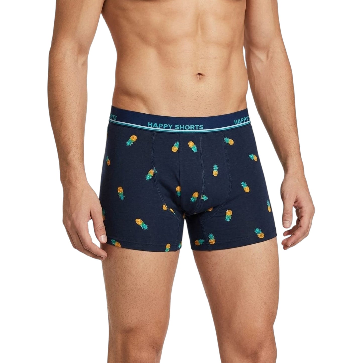 Men's Printed Boxer,Navy