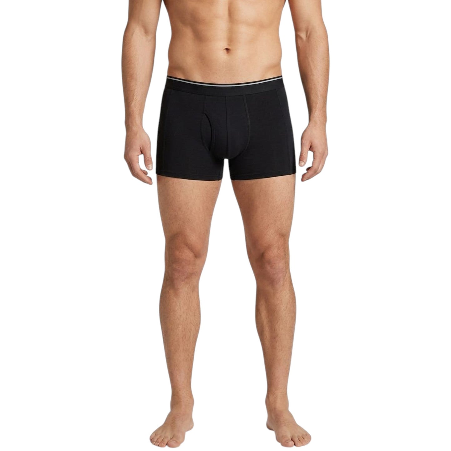Men's Plain Boxer,Black