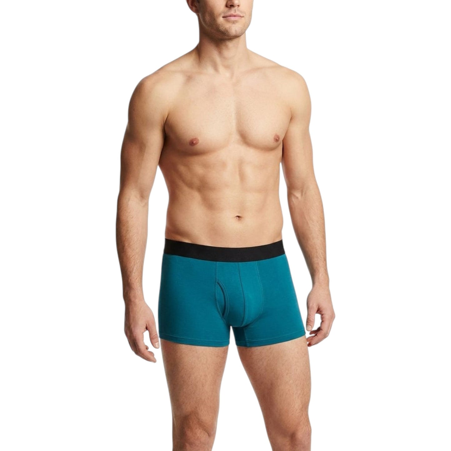 Men's Plain Boxer,Turquoise