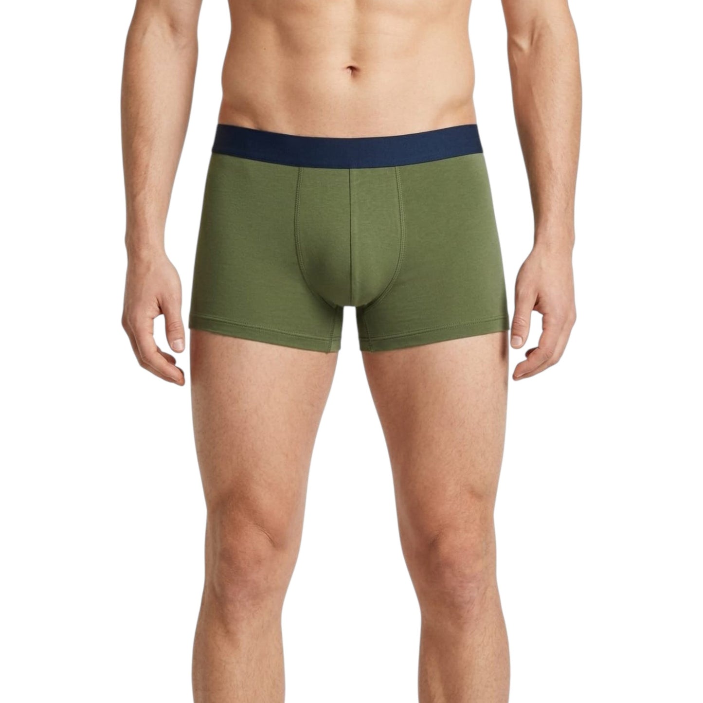 Men's Plain Boxer,Olive