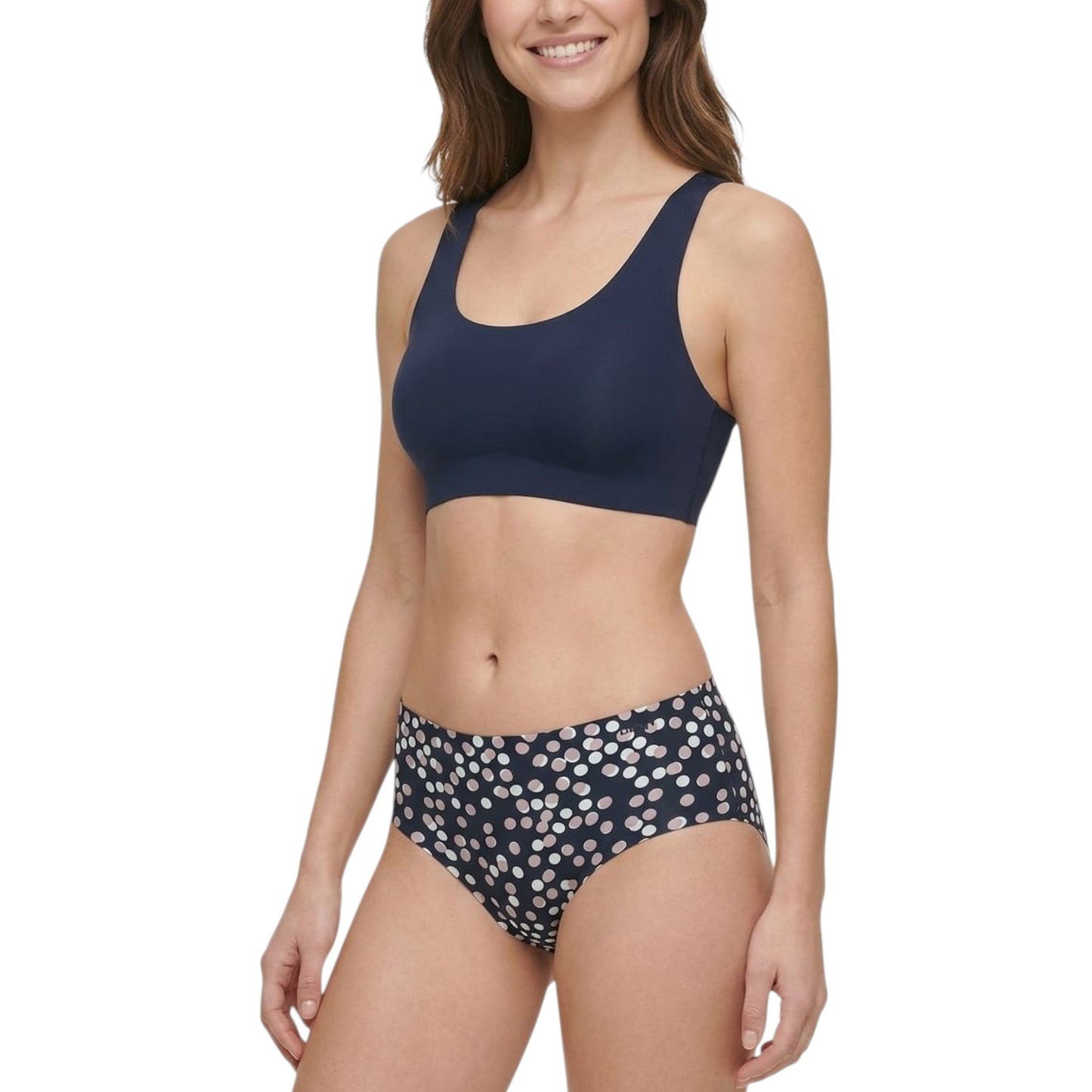 Women's Dotted Slip,Black