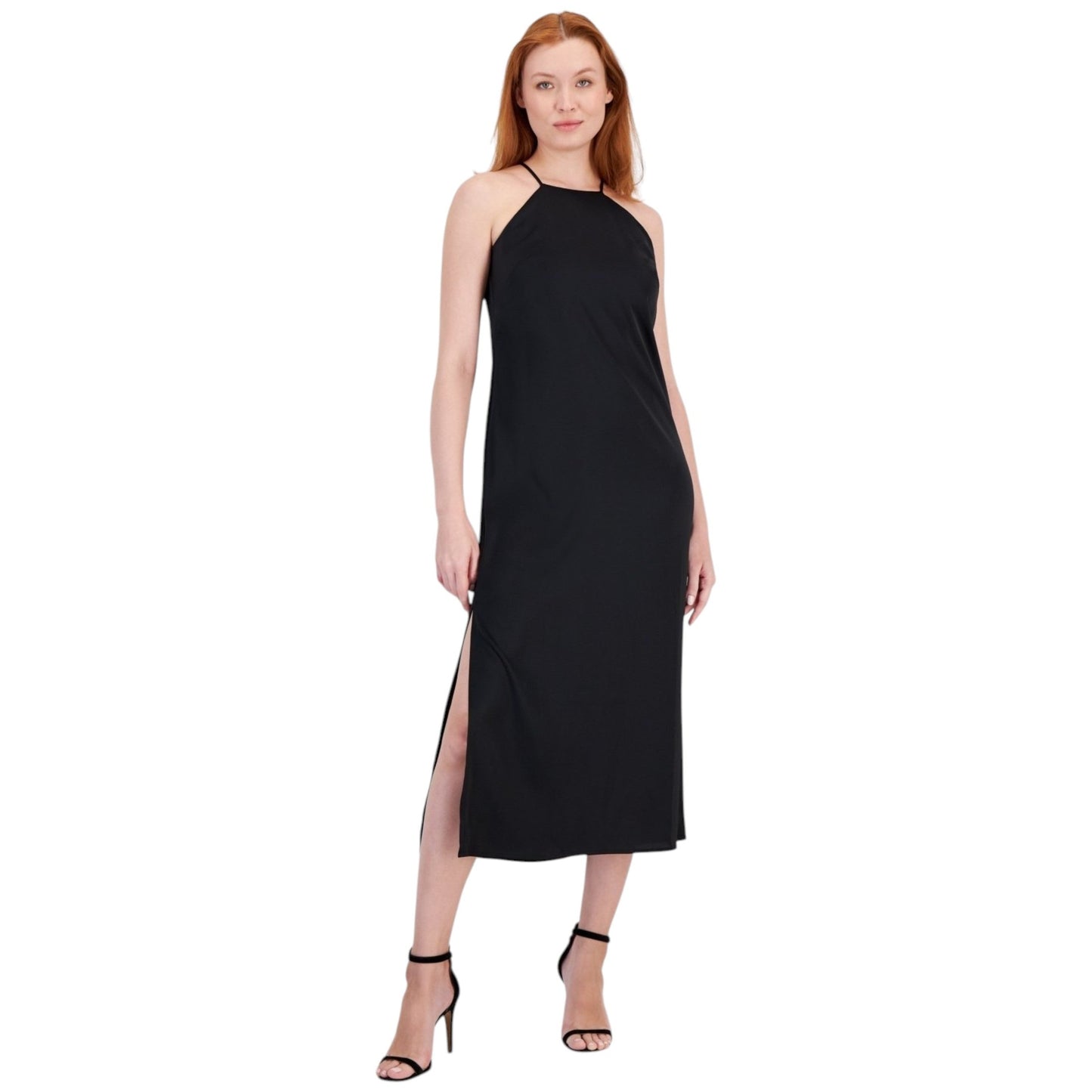 Women's Plain Dress,Black
