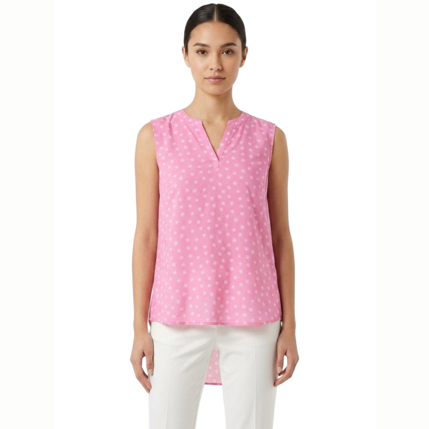 Women's Printed Top,Pink