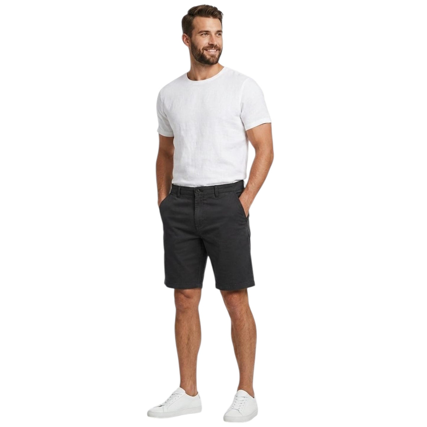 Men's Plain Short,Black