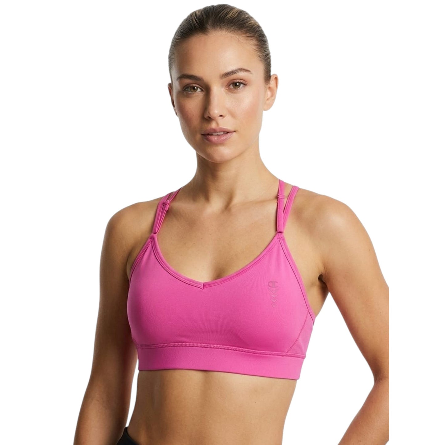 Women's Plain Sport Top,Pink