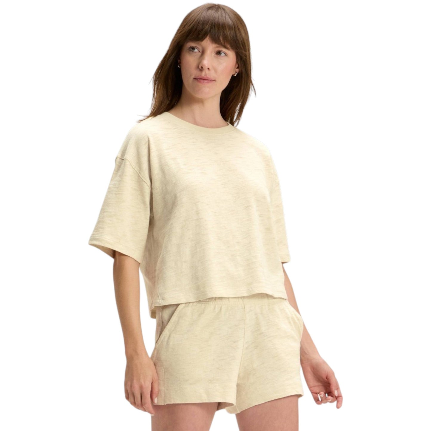 Women's Knitted Top,Light Beige