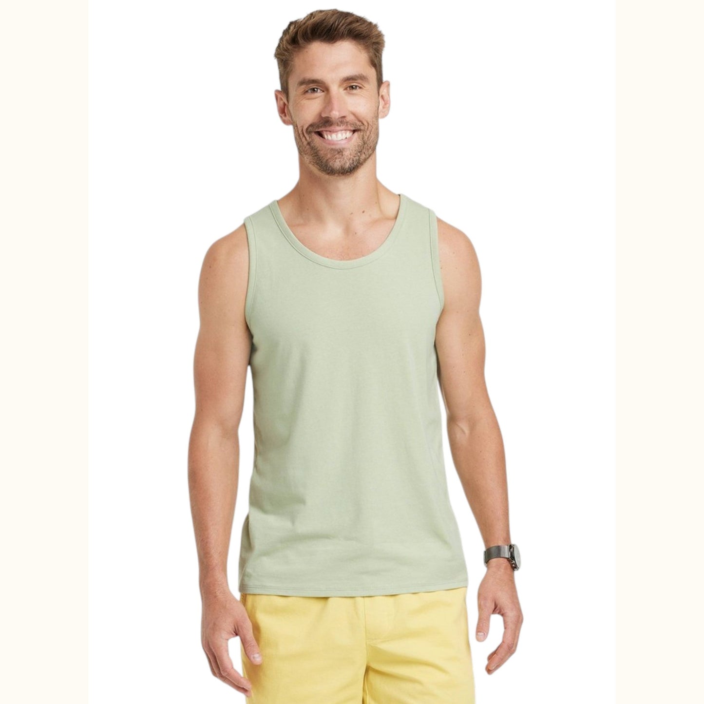 Men's Plain Top,Mint