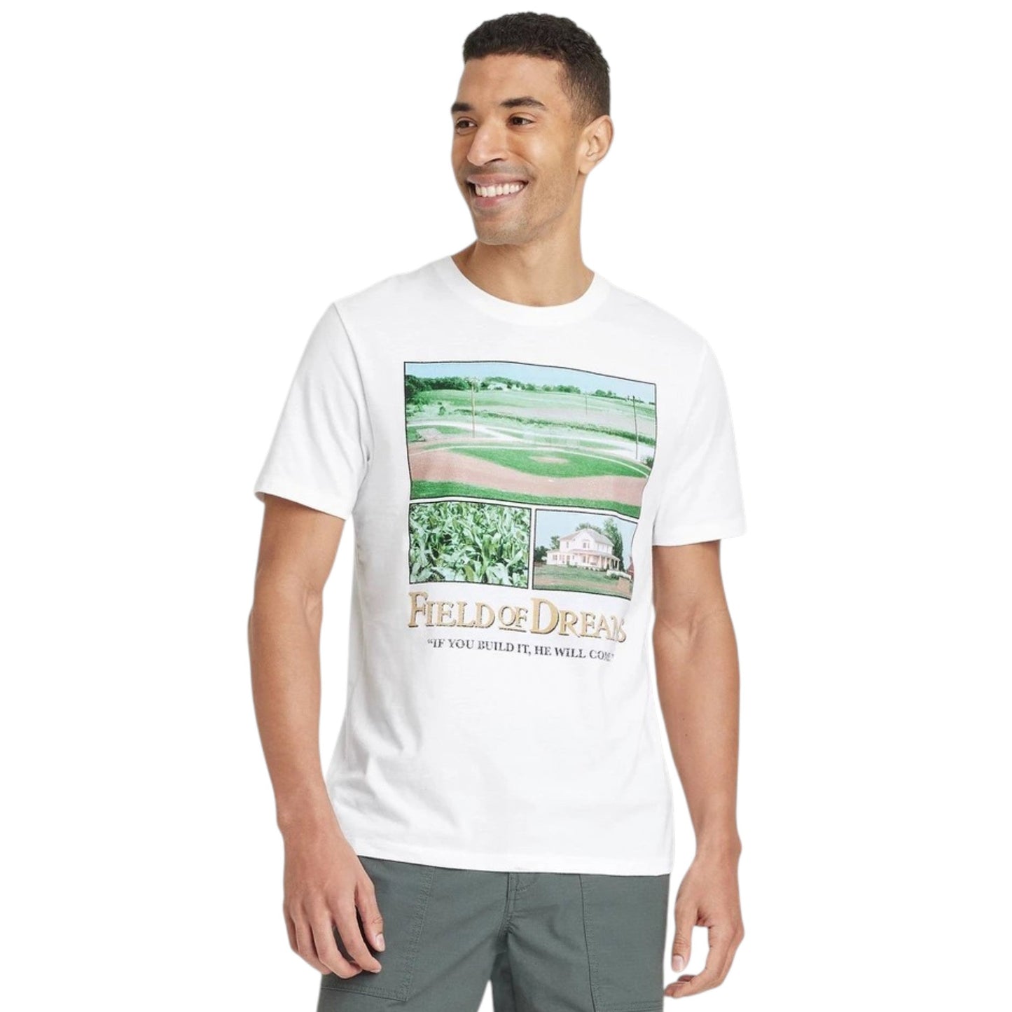Men's Printed Top,White
