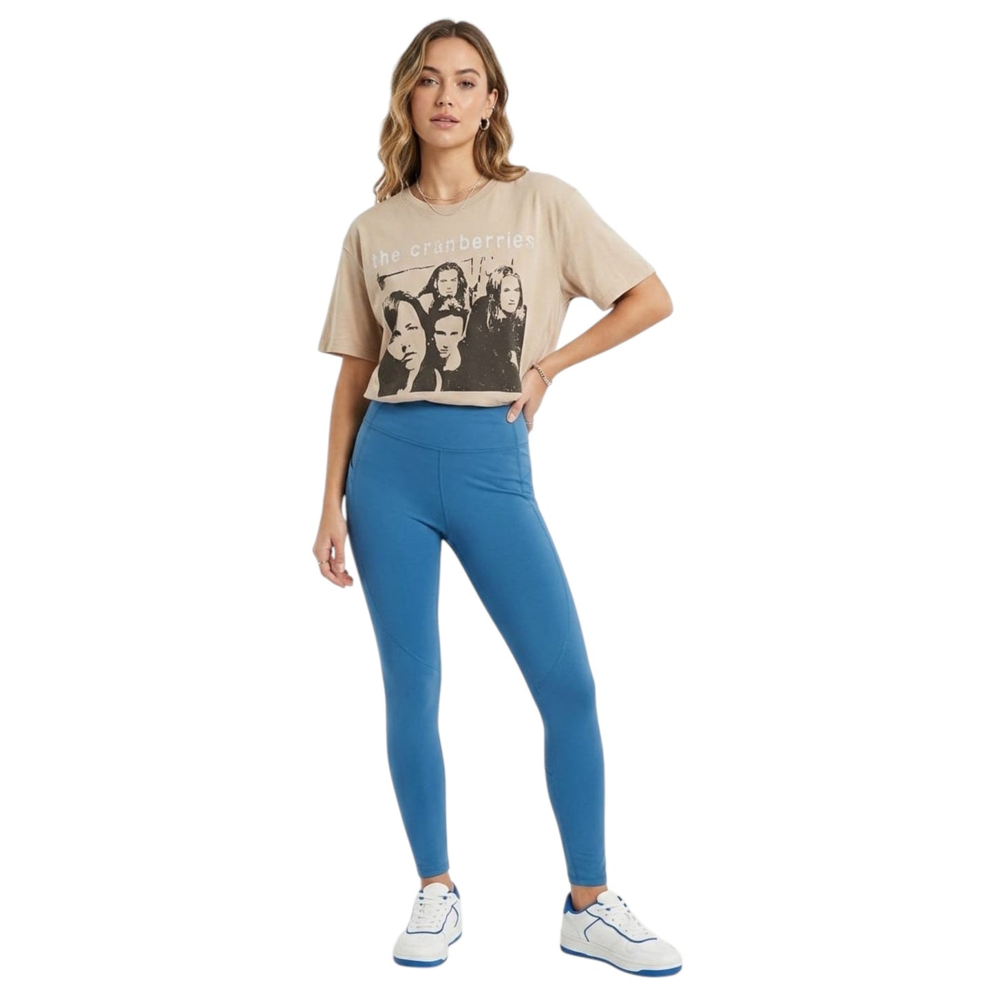 Women's Plain Legging,Dusty Blue