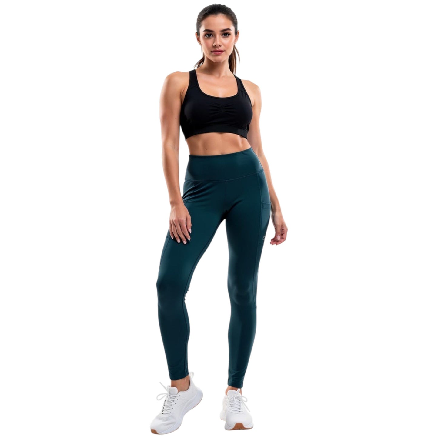 Women's Plain Legging,Green