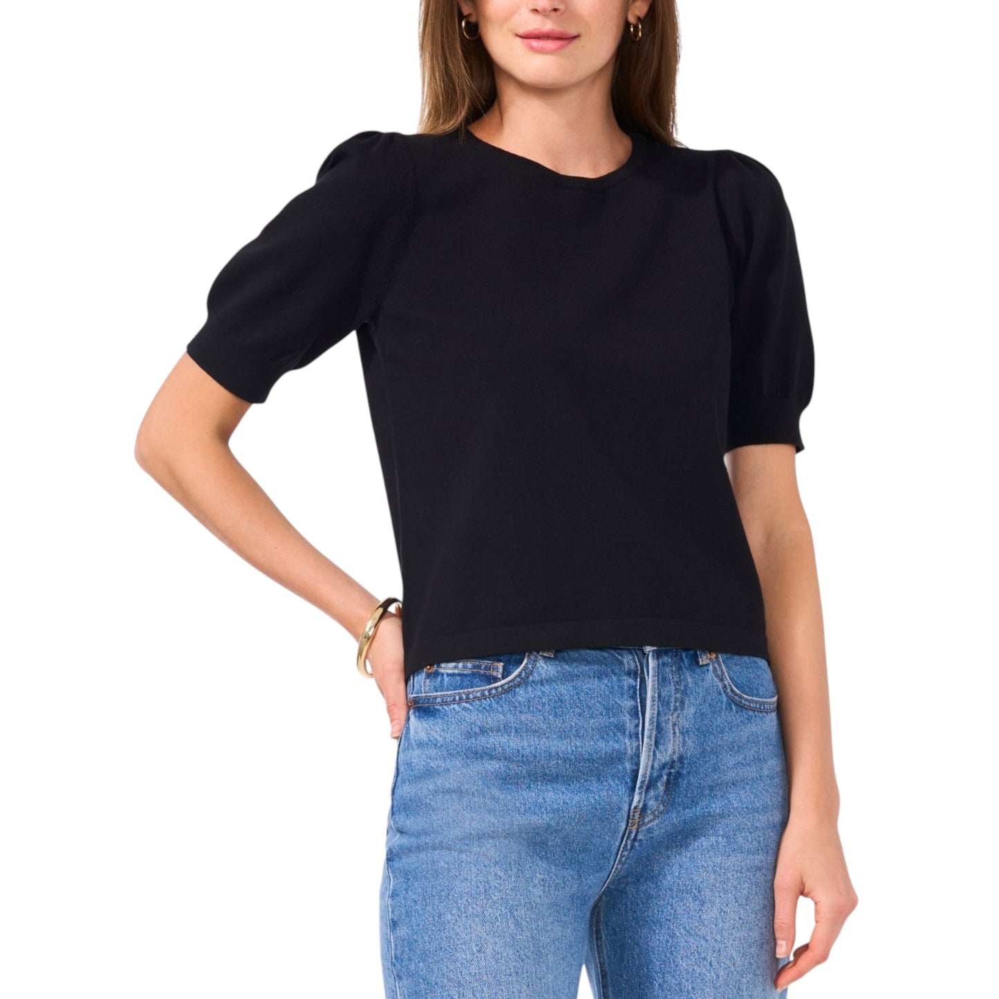 Women's Knitted Top,Black