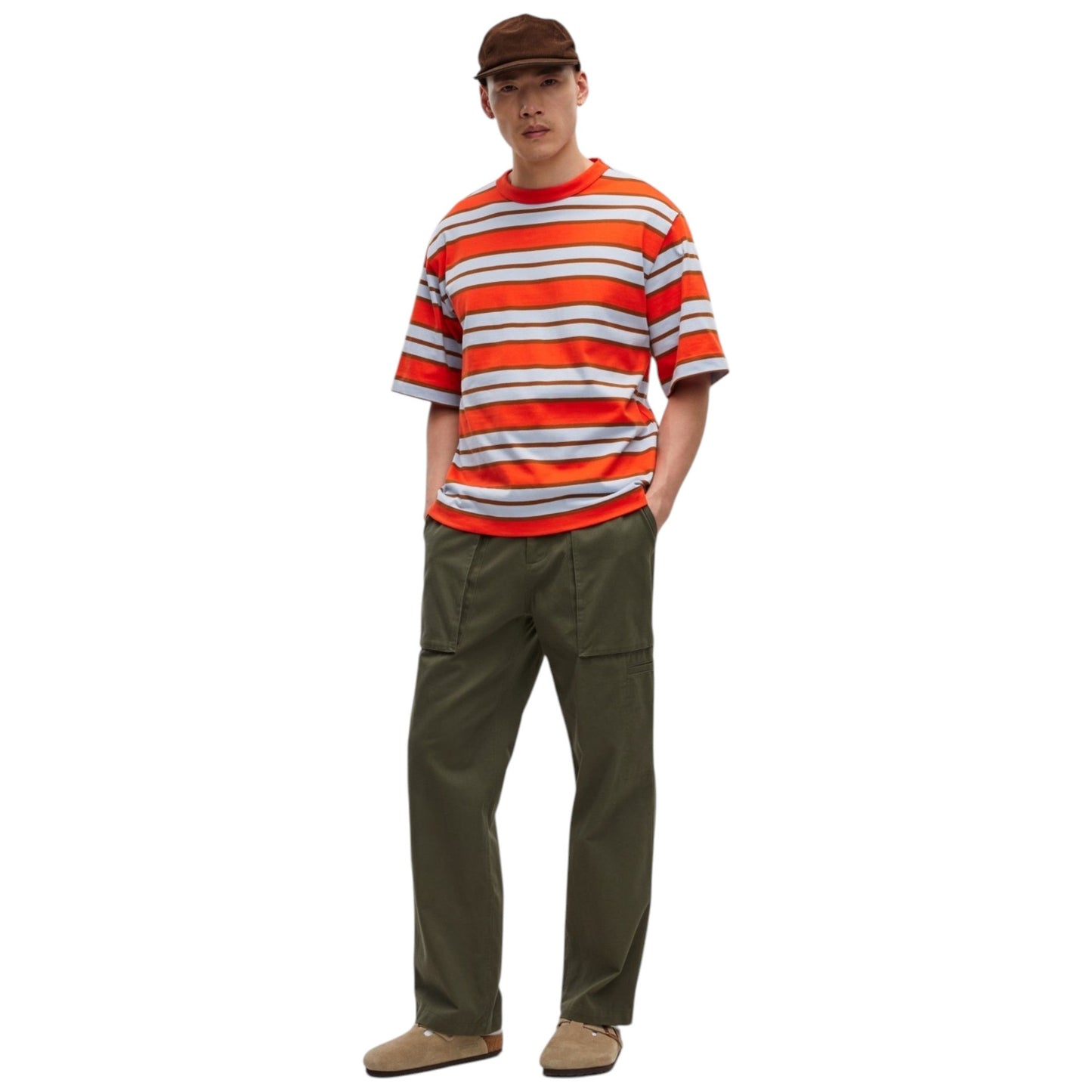 Men's Striped Top,Multi