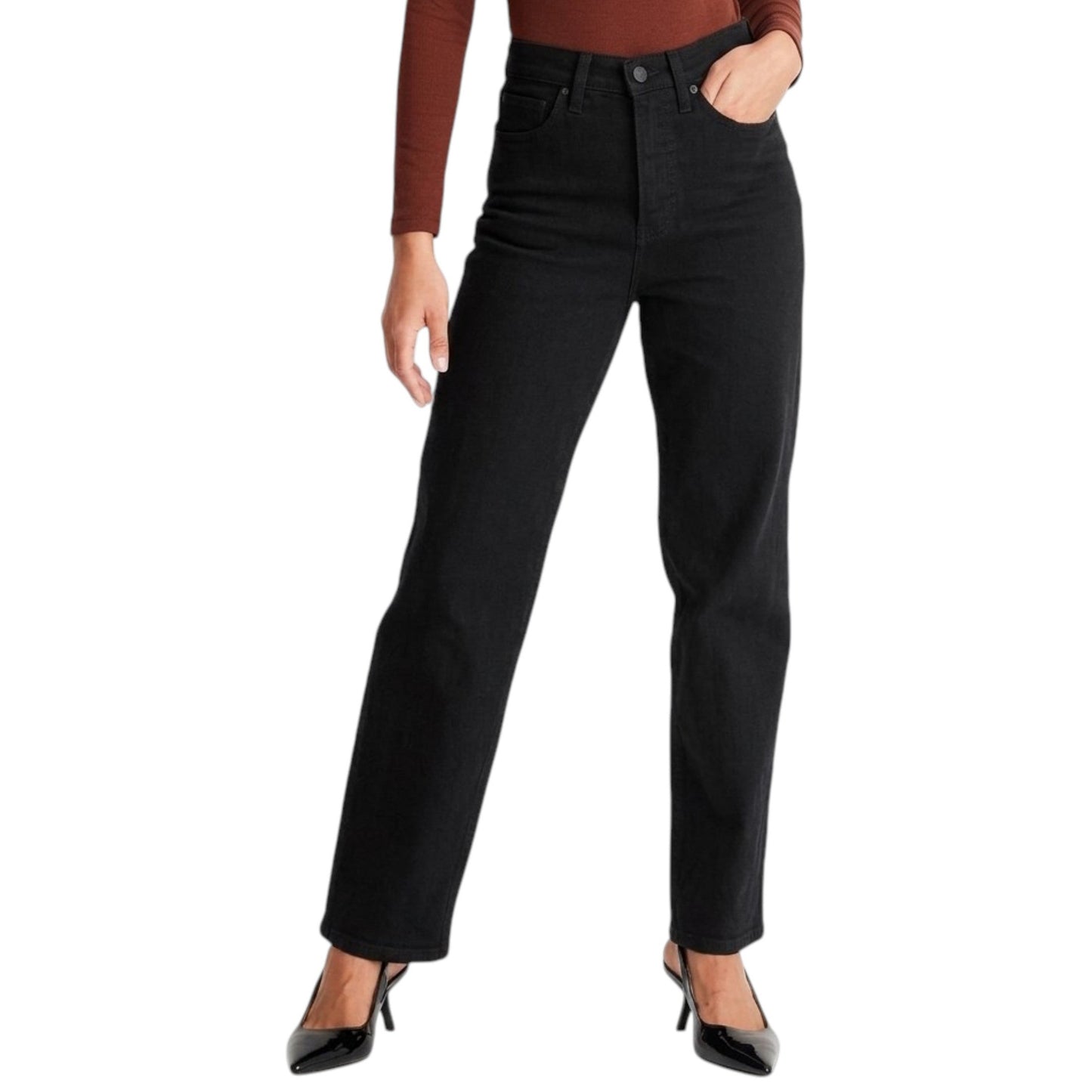 Women's Plain jeans,Black