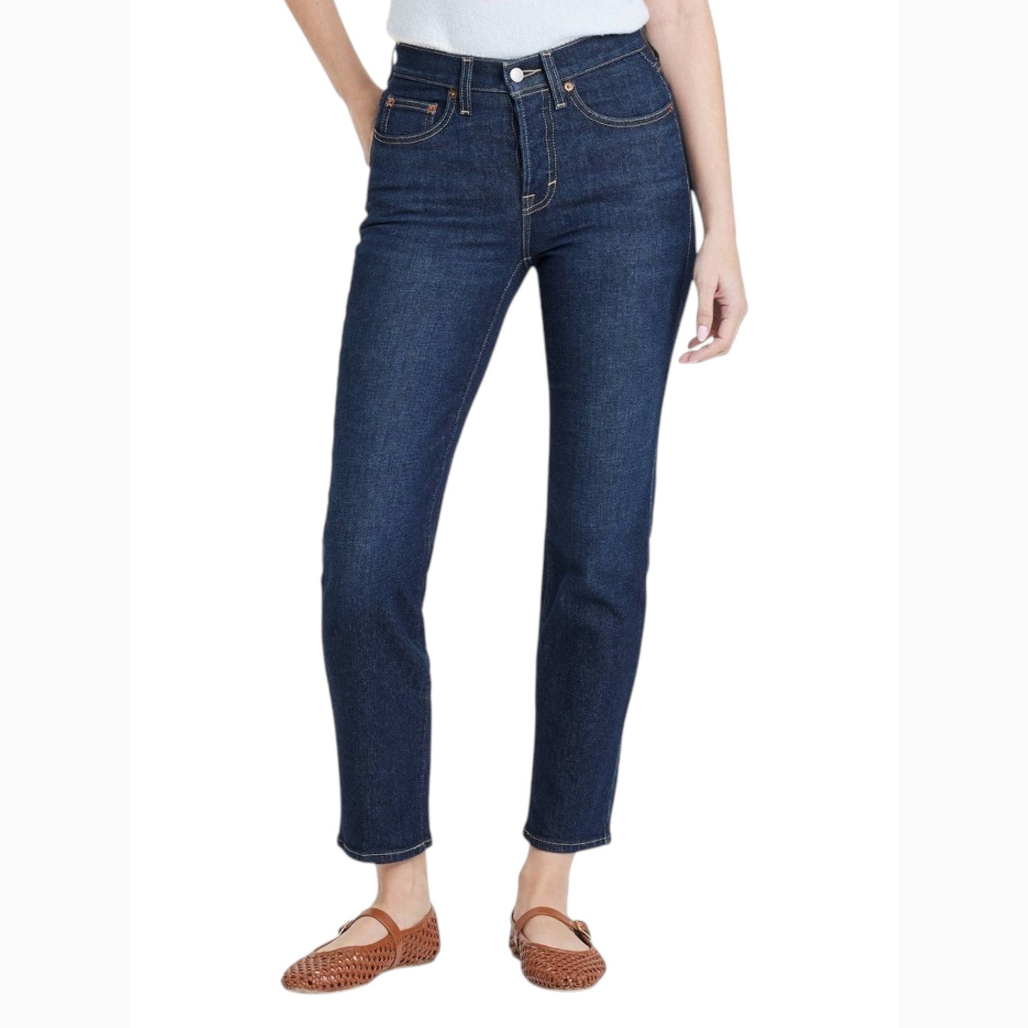 Women's Plain Jeans,Navy