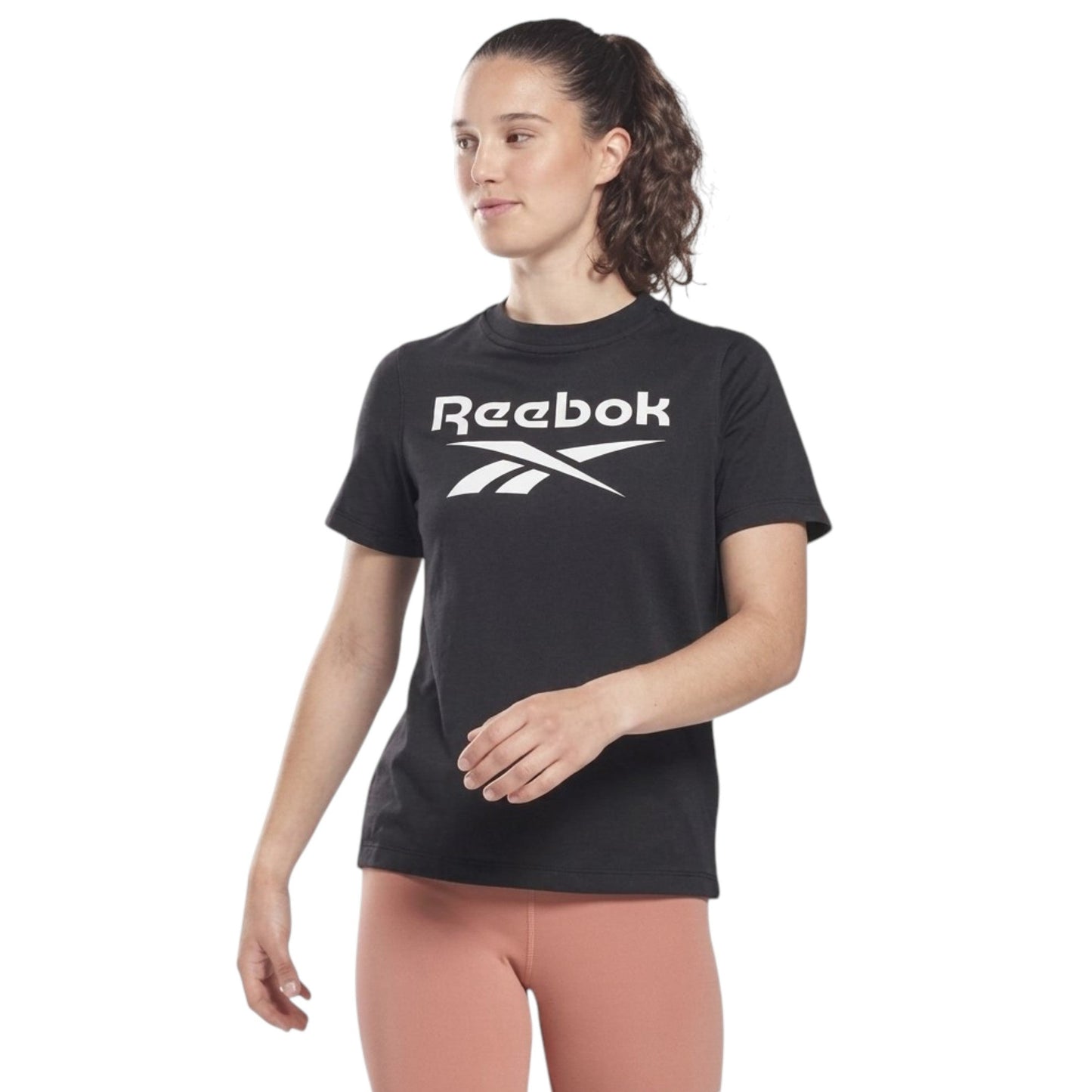 Women's Logo Printed Top,Black