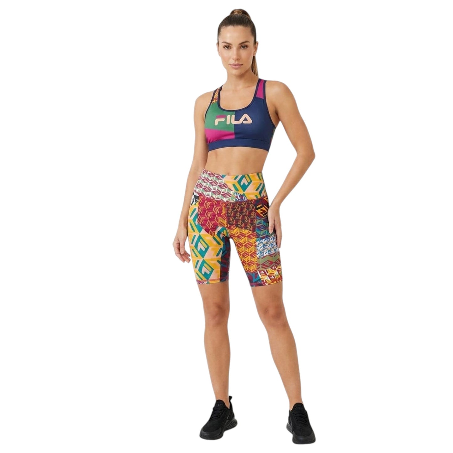 Women's Printed Short Legging,Multi