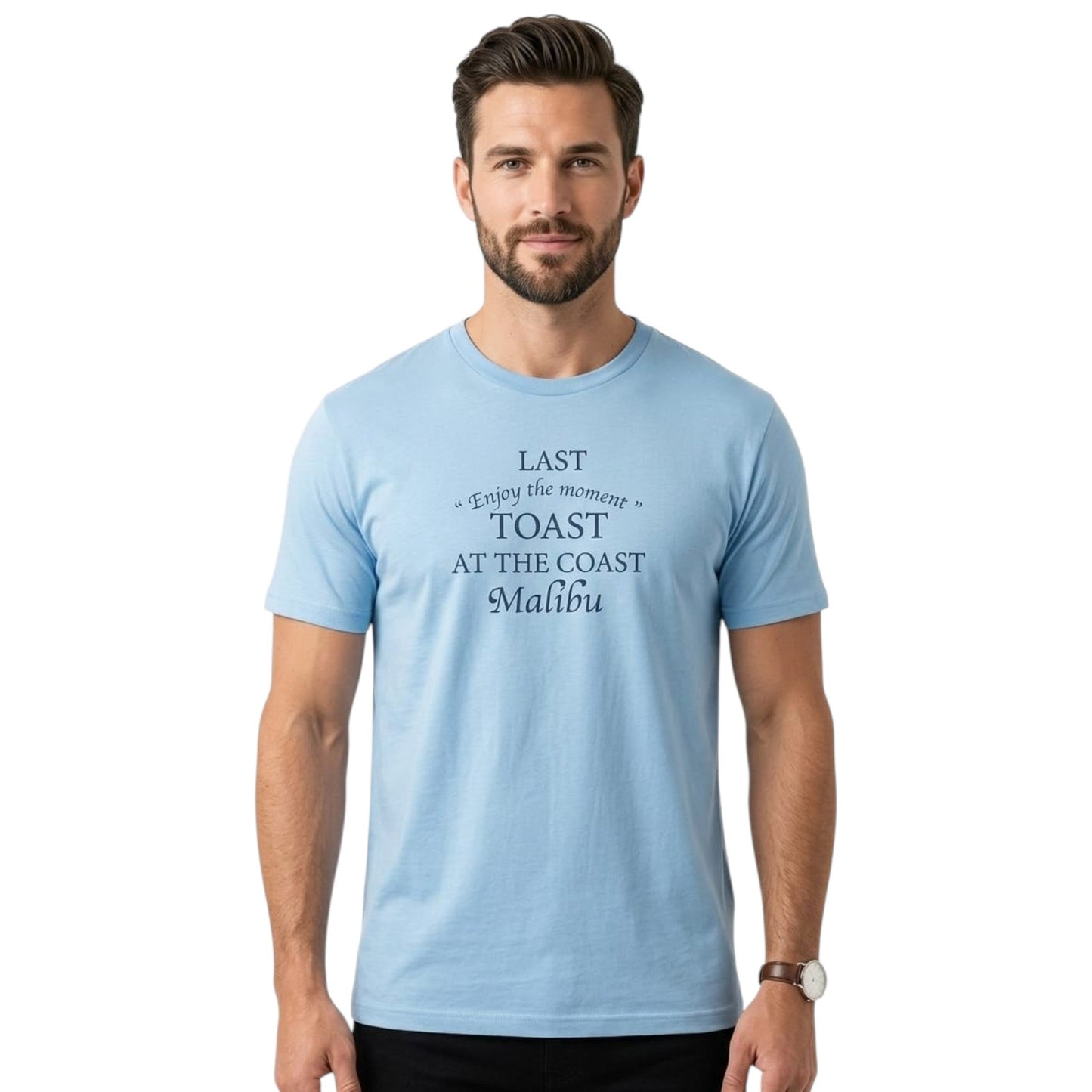 Men's Printed Top,Blue