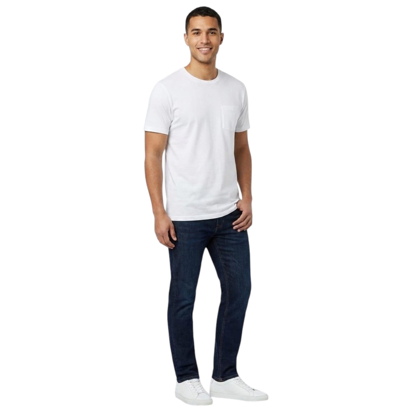 Men's Plain Solid Top,White