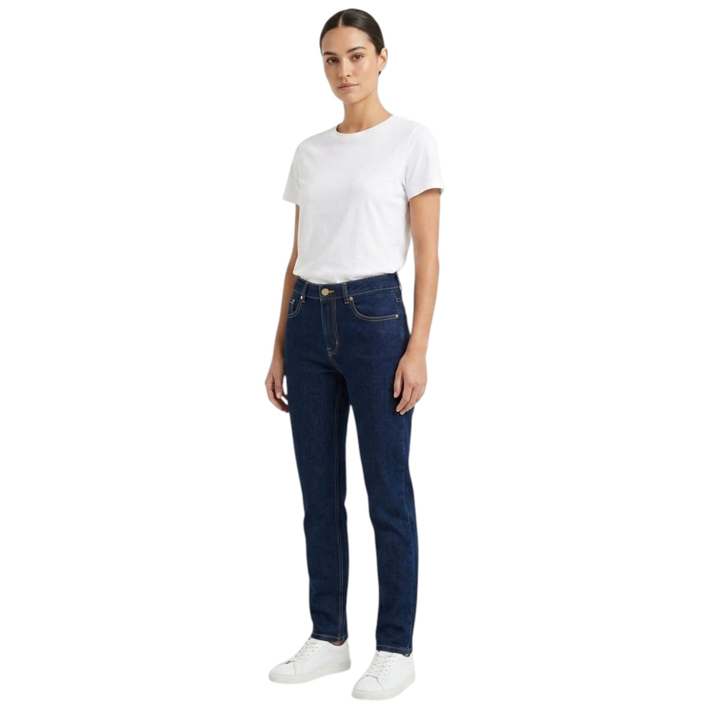 Women's Plain Jeans,Navy