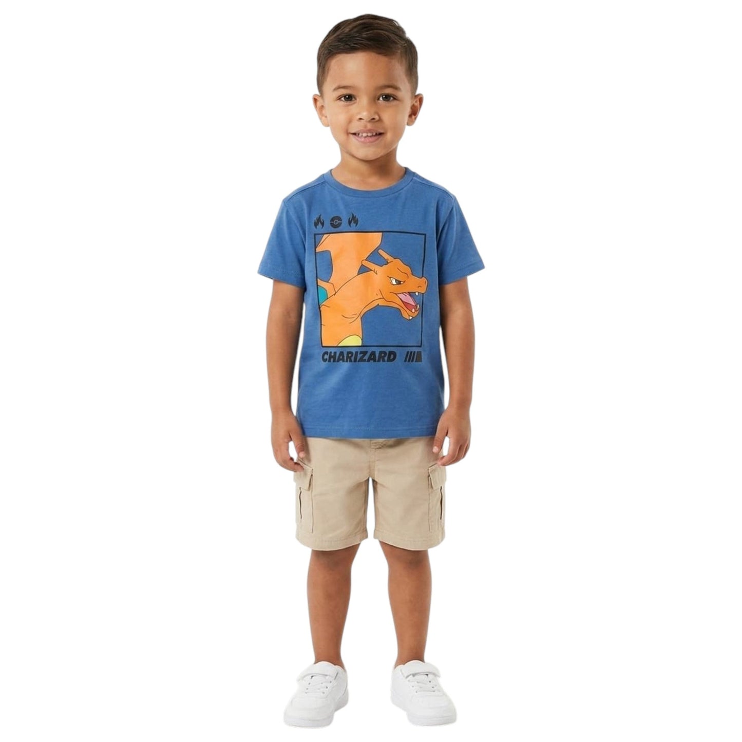 Kids Boy's Printed Top,Dusty Blue