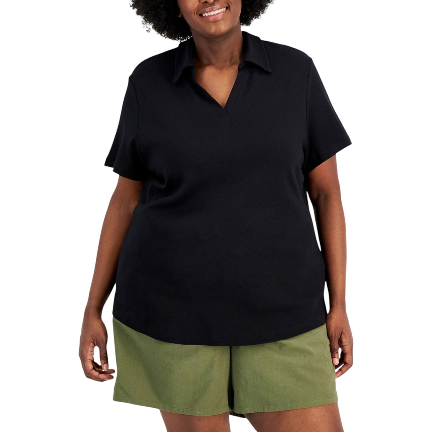 Women's Plain Top,Black